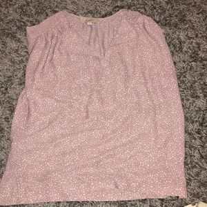 Cap sleeve Ann Taylor Loft blouse